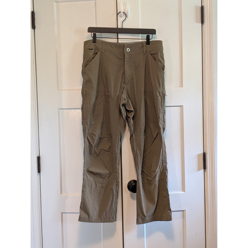 KÜHL Men's 34x30 Lightweight Hiking Trail Pants Khaki Utility Outdoor sz 34x27